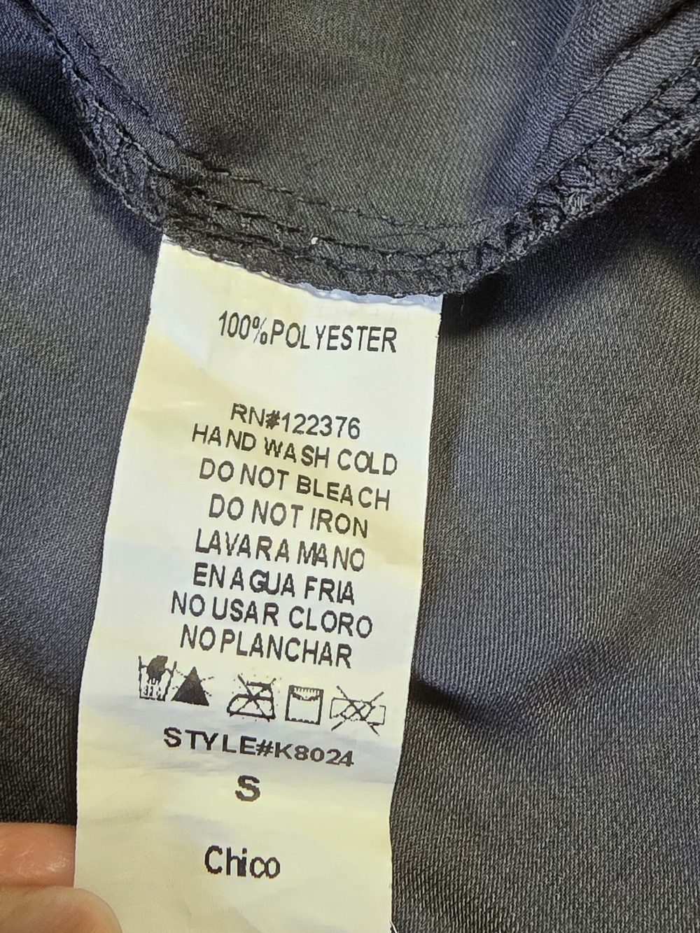 Mustard Seed Black Scoop Neck Blouse with‎ Gentle Gather - Picture 10 of 10